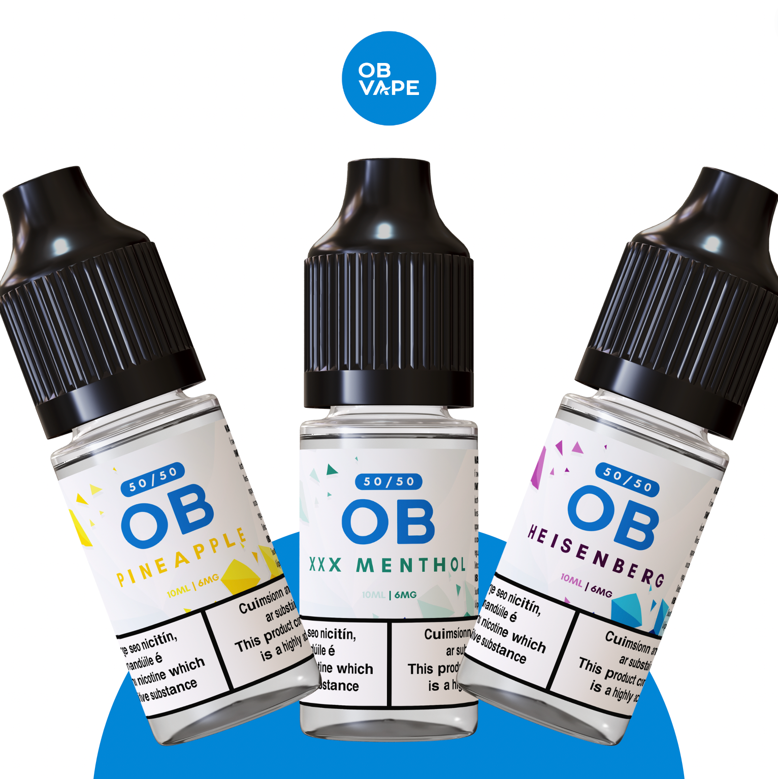 OB 50/50 10ml Range | OB Vape OB 50/50 10ml Range | OB Vape