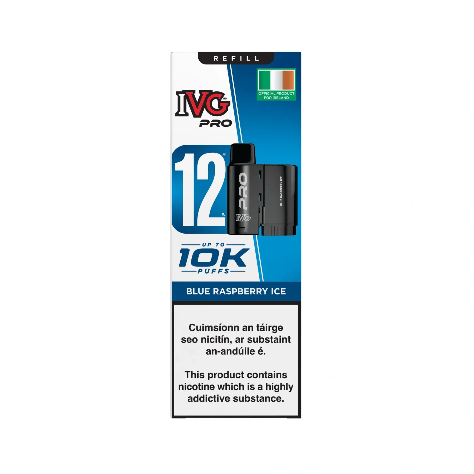 IVG Pro 12K Replacement Pre-Filled Pod Ireland | Replacement Pod | OB Vape 