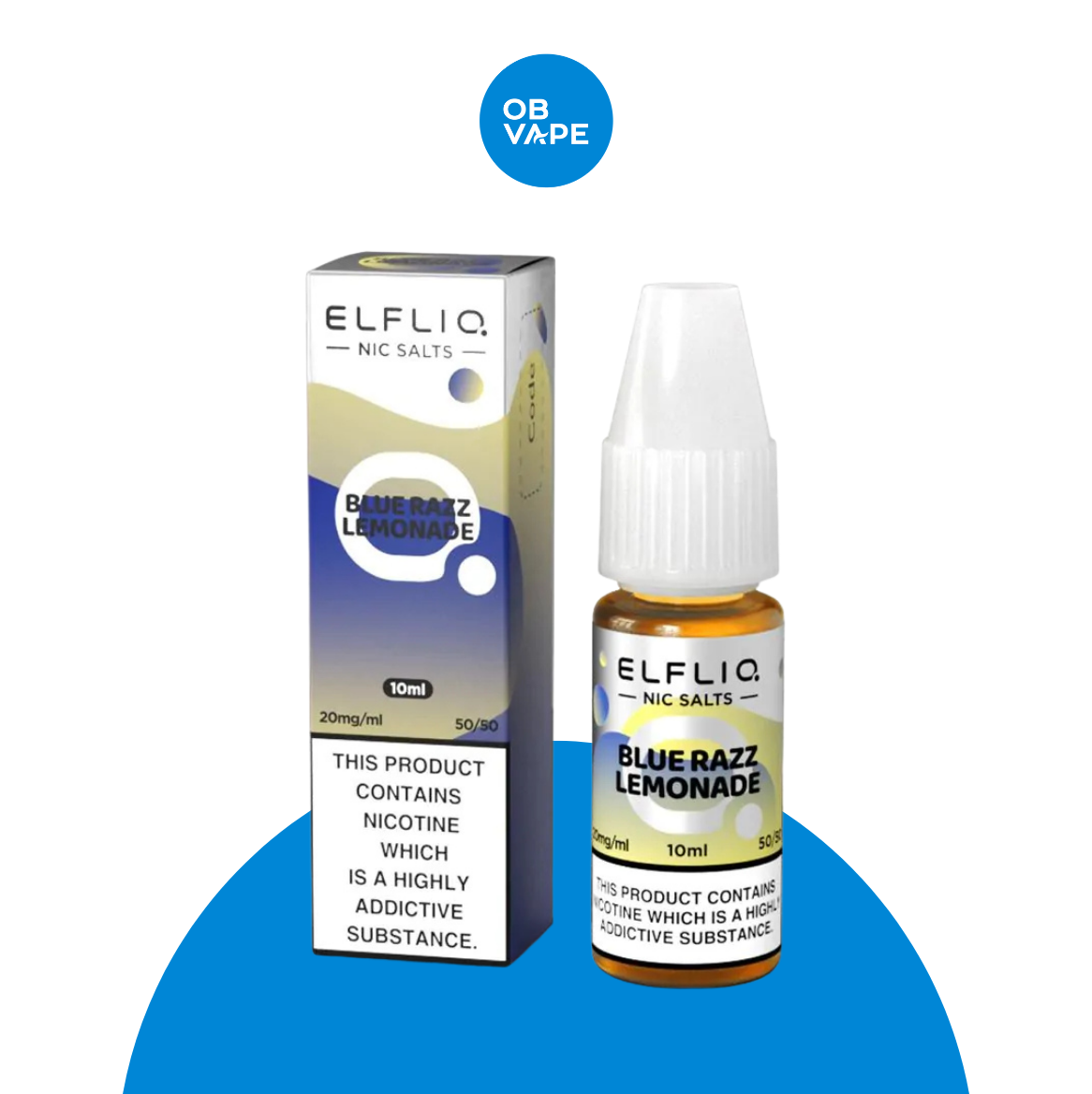 Blue Razz Lemonade Elfliq Elf Bar Salt Ireland | Nic Salt E-Liquid