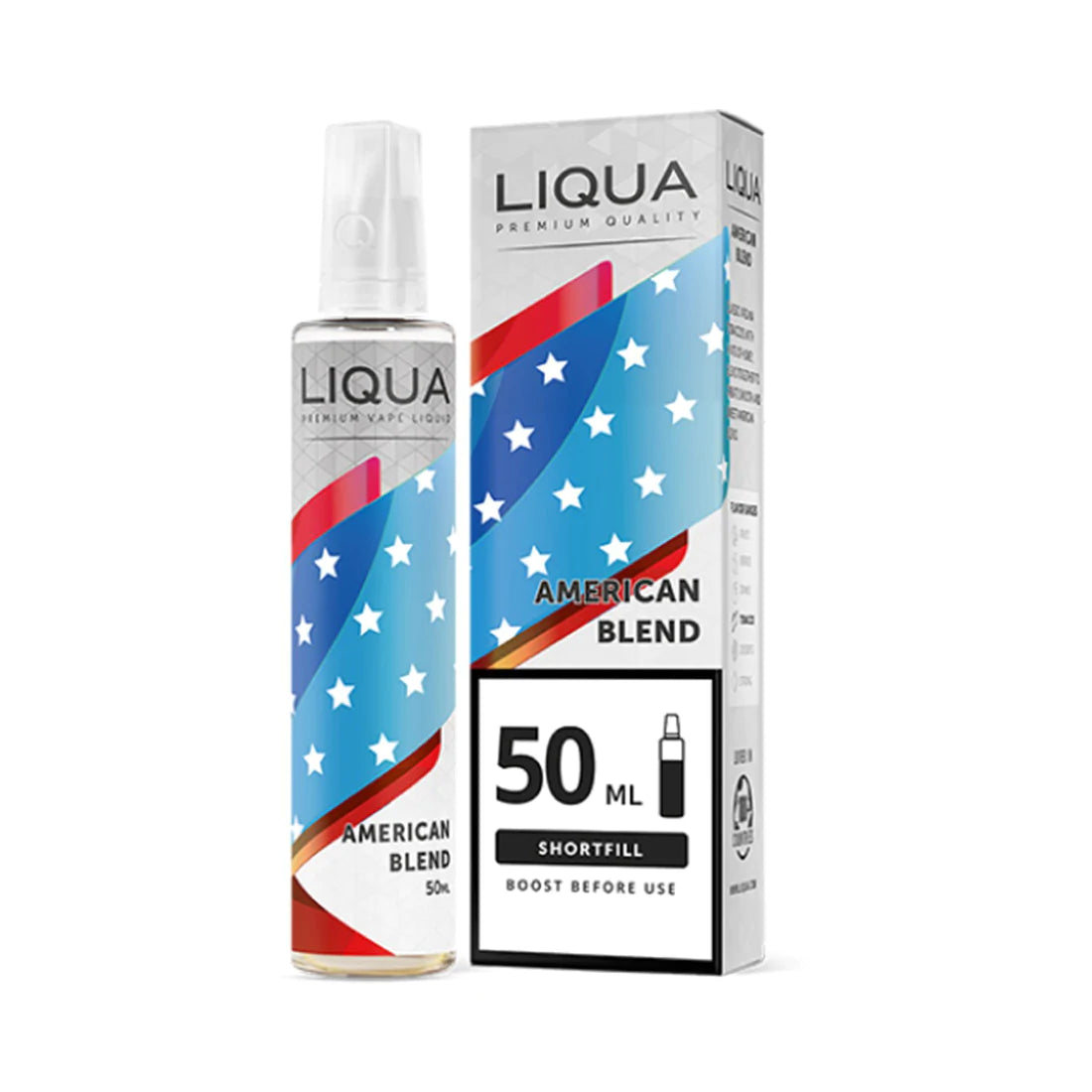 Liqua - American Blend 50ml - OB Vape Shop Ireland | Free Next Day Delivery Over €50 | OB Vape Ireland's Premier Vape Shop | OB Bar Disposable Vape