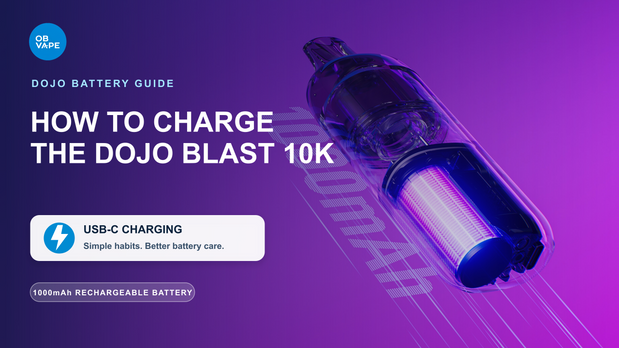 Vaporesso DOJO Blast 10K USB-C charging and battery guide