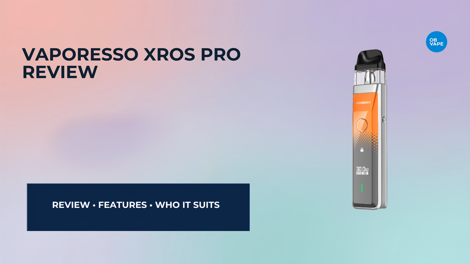 Vaporesso XROS Pro Review — OB Vape Ireland blog cover