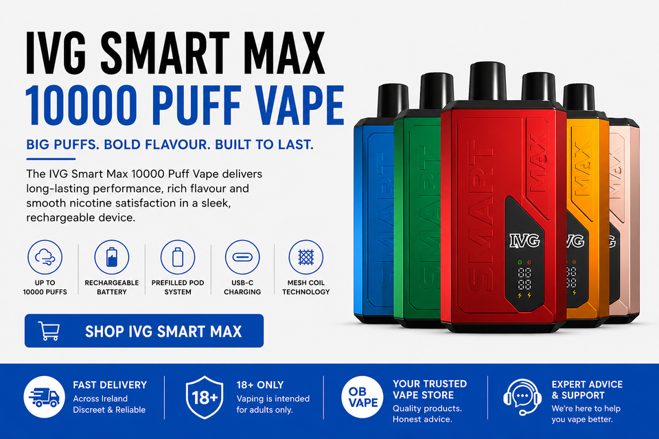 IVG Smart Max 10000 Puff Vape – Full Ireland Guide