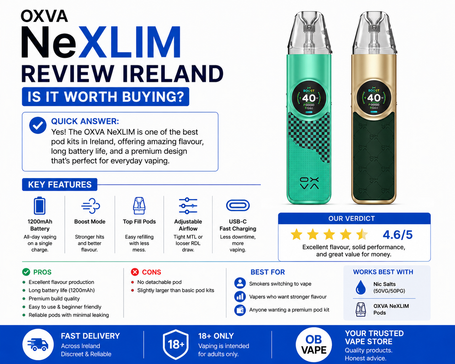 OXVA NeXLIM Review Ireland – Is It Worth Buying?