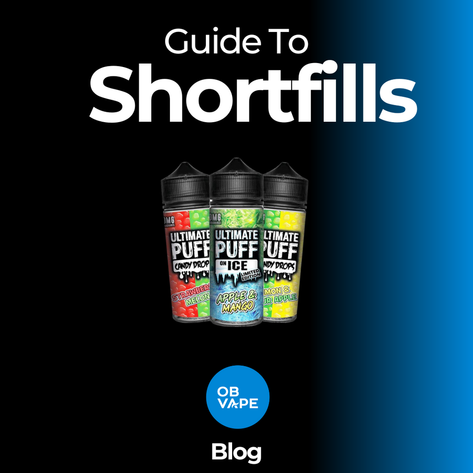 Guide to Vape Liquid Shortfills In Ireland | OB Vape