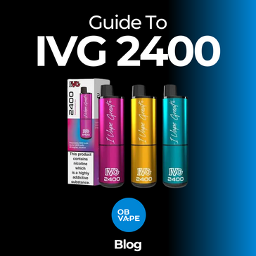 How To Use The IVG 2400 Puff Vape Bar ob-vape Ireland.