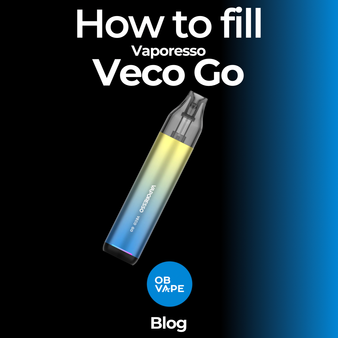 How To Fill The Vaporesso Veco Go Pod Kit