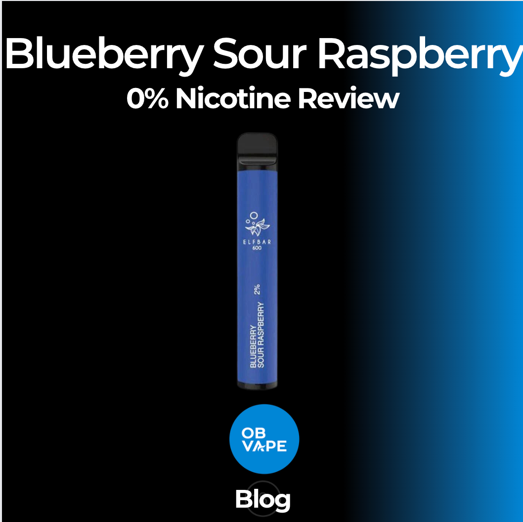 Elf Bar 0% Nicotine - Blueberry Sour Raspberry Review