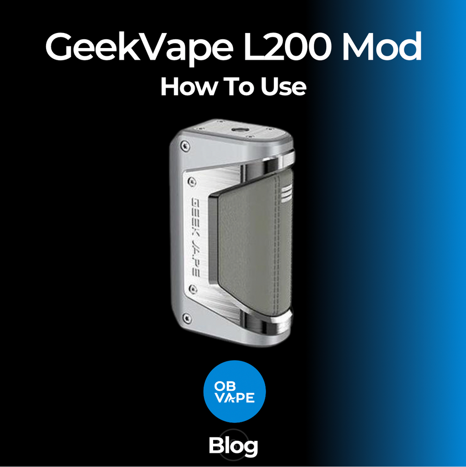 How To Use GeekVape Aegis Legend L200 Mod