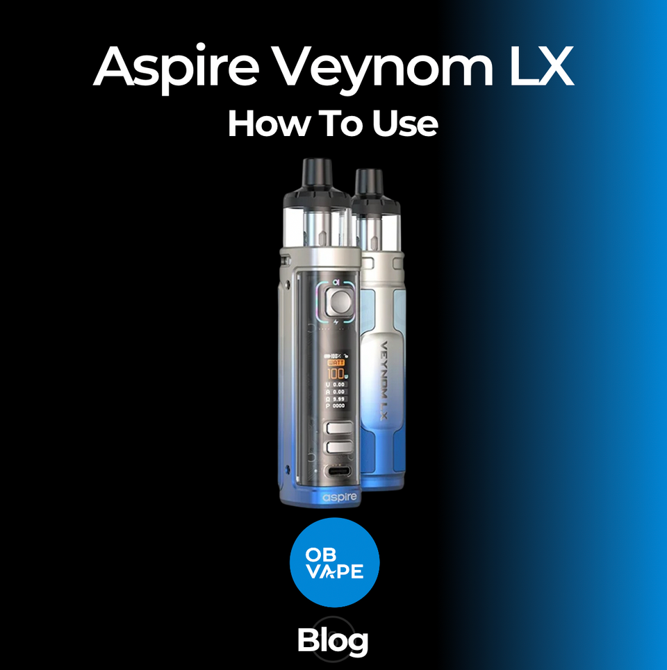 How To Use Aspire Veynom LX 100w Pod Kit