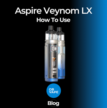 How To Use Aspire Veynom LX 100w Pod Kit ob-vape Ireland.