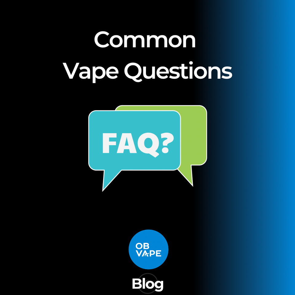 Commonly Asked Questions About Vaping ob-vape Ireland.