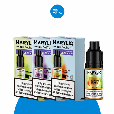 What are Maryliq Salt E-Liquids? ob-vape Ireland.
