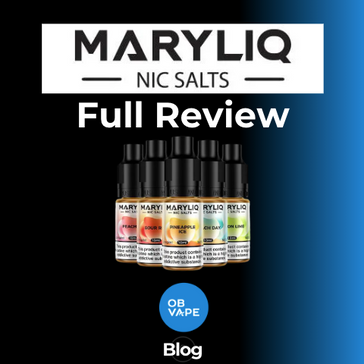 Maryliq Salt Review (Lost Mary E-Liquids) ob-vape Ireland.