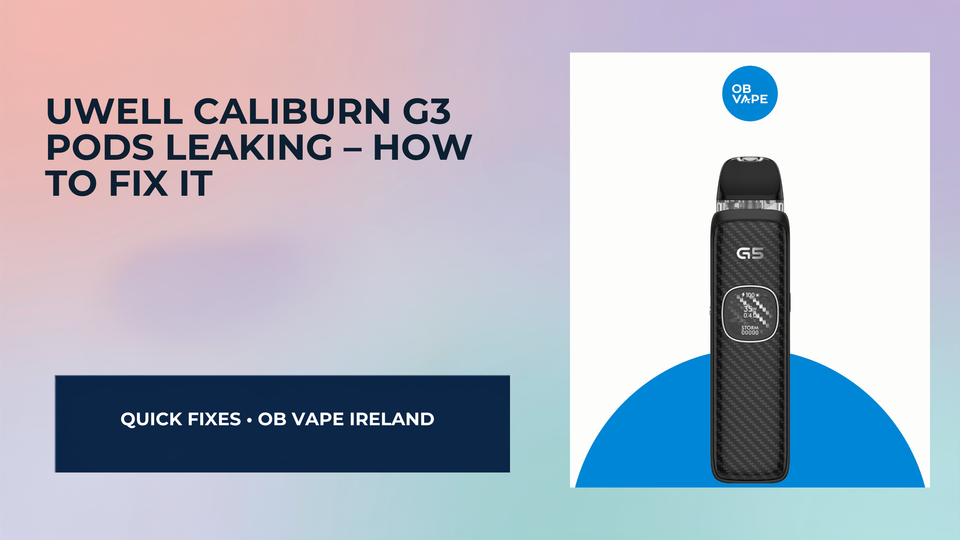 why is my uwell caliburn not working G3 Pods Leaking – How to Fix It (Ireland Guide) Cipher Nautilus V3 Dry Buy 3 Get 1 Free New List Pod:PnP Pod 2pcs (without PnP coil)