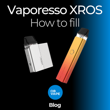 How to fill the Vaporesso XROS 2 Pod Kit? ob-vape Ireland.