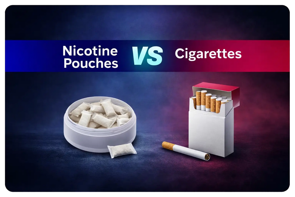 Strong Nicotine Pouches vs Cigarettes – What’s the Safer Option