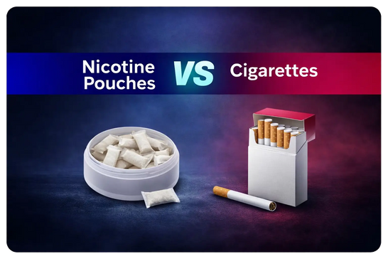Strong Nicotine Pouches vs Cigarettes – What’s the Safer Option