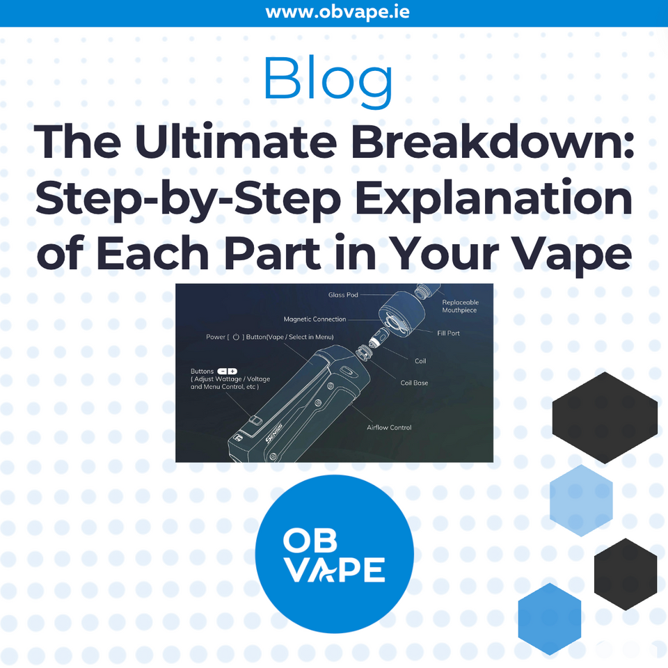 The Ultimate Breakdown: Step-by-Step Explanation of Each Part in Your Vape ob-vape Ireland.