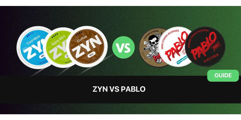 Zyn vs PABLO – Which Nicotine Pouch Is Stronger? (2025 Ireland Comparison)