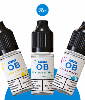 OB 50/50 10ml Range OB Vape Ireland.