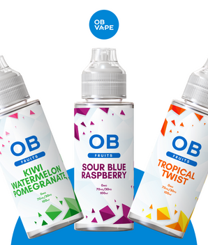 OB 100ml Shortfill Range OB Vape Ireland.