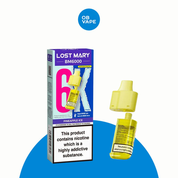 Lost Mary BM6000 Refill Pods Pineapple Ice