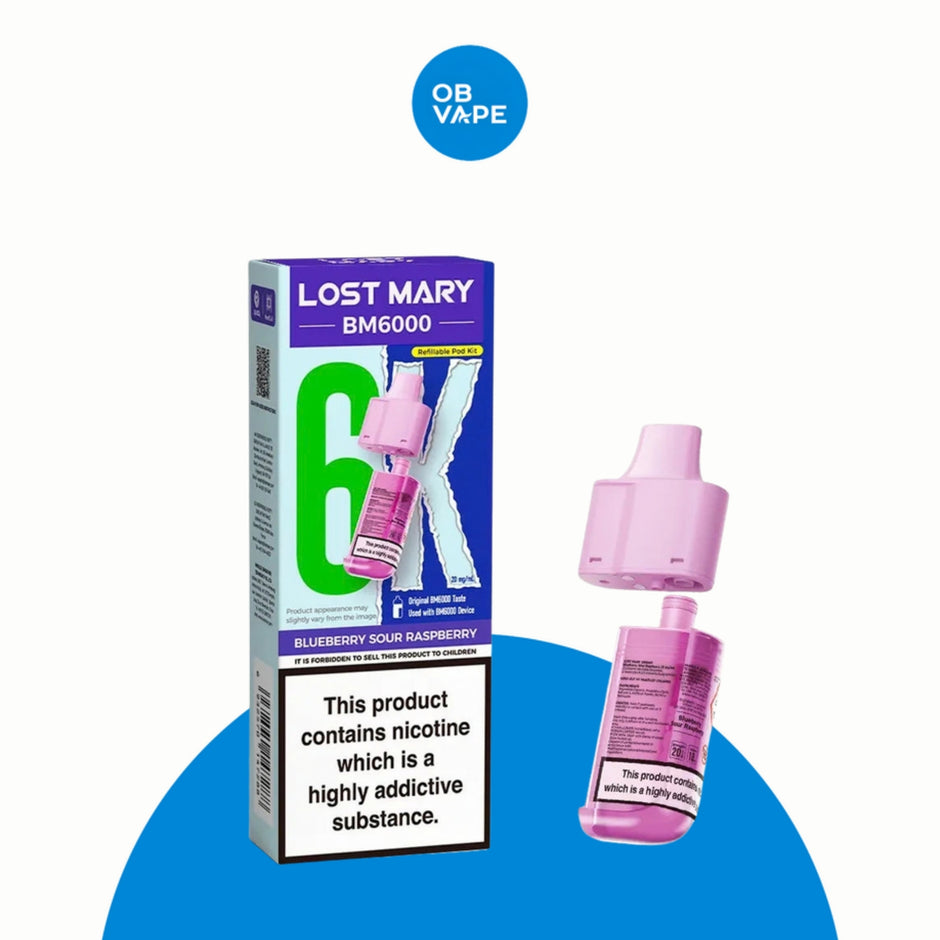 Lost Mary BM6000 Refill Pods Blueberry Sour Raspberry
