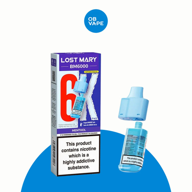Lost Mary BM6000 Refill Pods Menthol