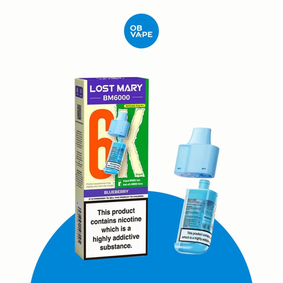 Lost Mary BM6000 Refill Pods Blueberry