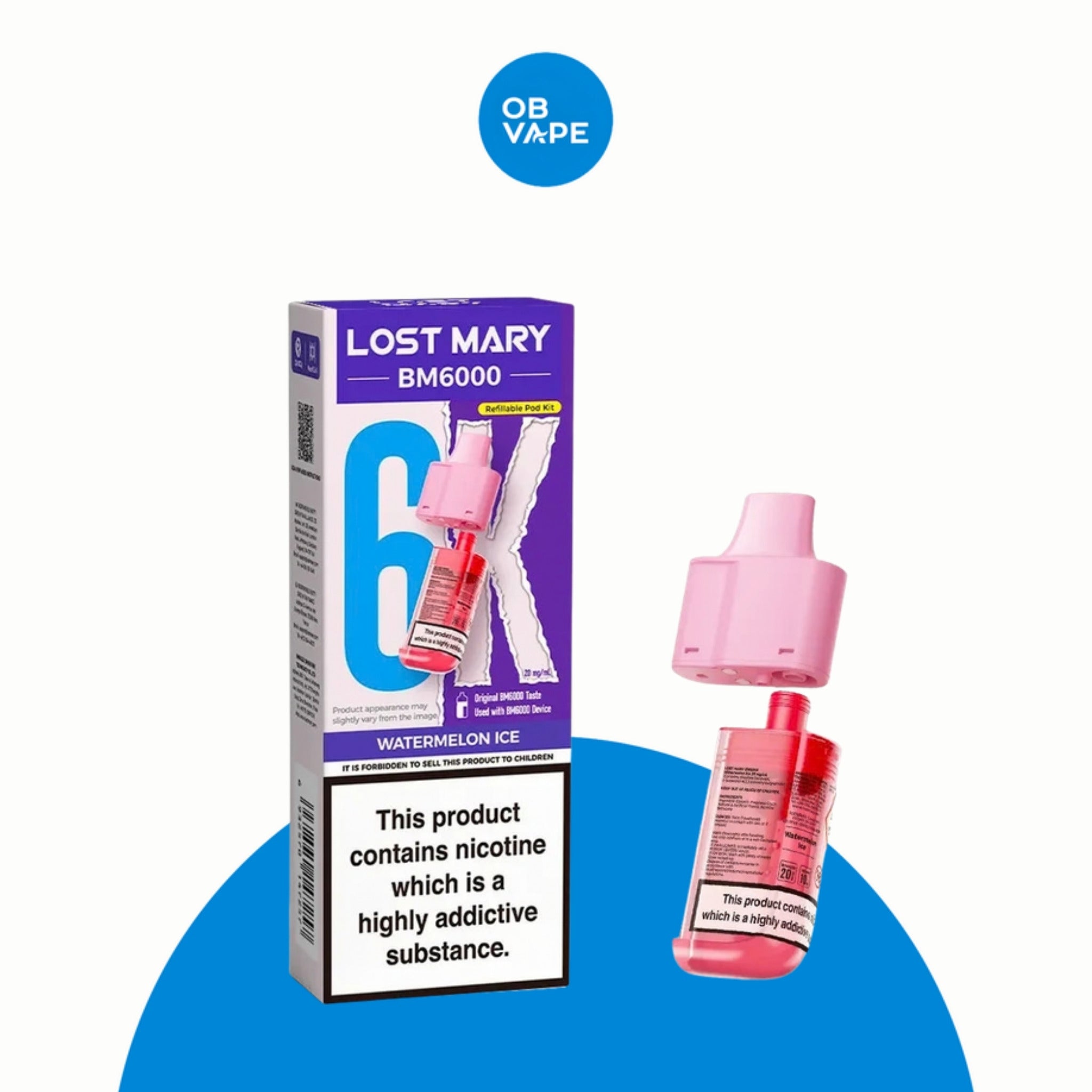 Lost Mary BM6000 Refill Pods Watermelon Ice