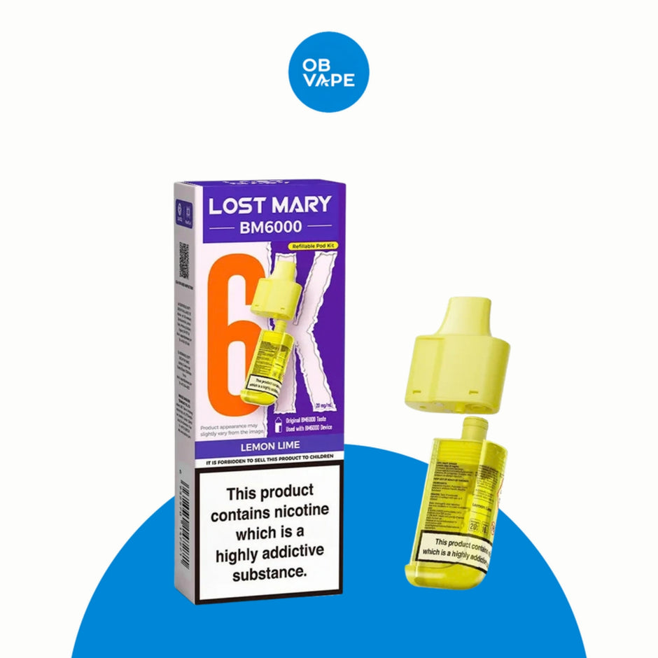 Lost Mary BM6000 Refill Pods Lemon Lime