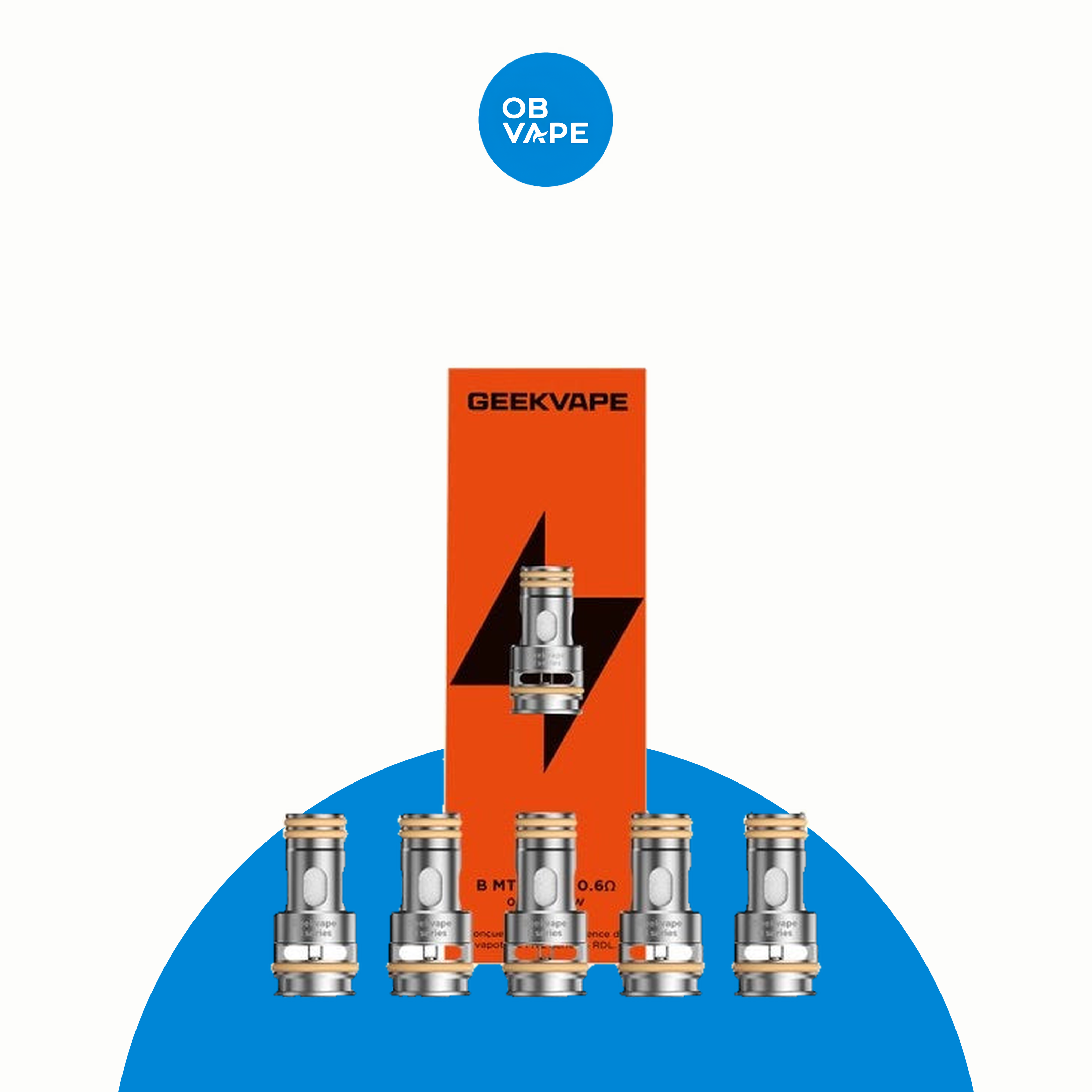 GeekVape B MTL Series Replacement Coil – 0.6Ω (15–25W) – approved OB Vape product image