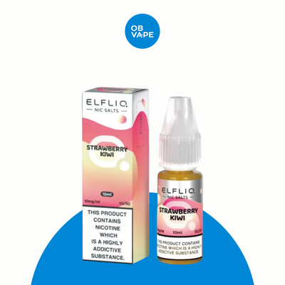 Strawberry Kiwi - Elfliq Elf Bar Salt – All strengths: 10mg Salt, 20mg Salt approved OB Vape Batch 23 product image