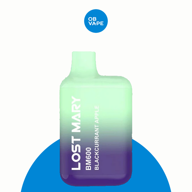 Lost Mary BM600 Disposable Vape (20mg) – Blackcurrant Apple official product image | OB Vape