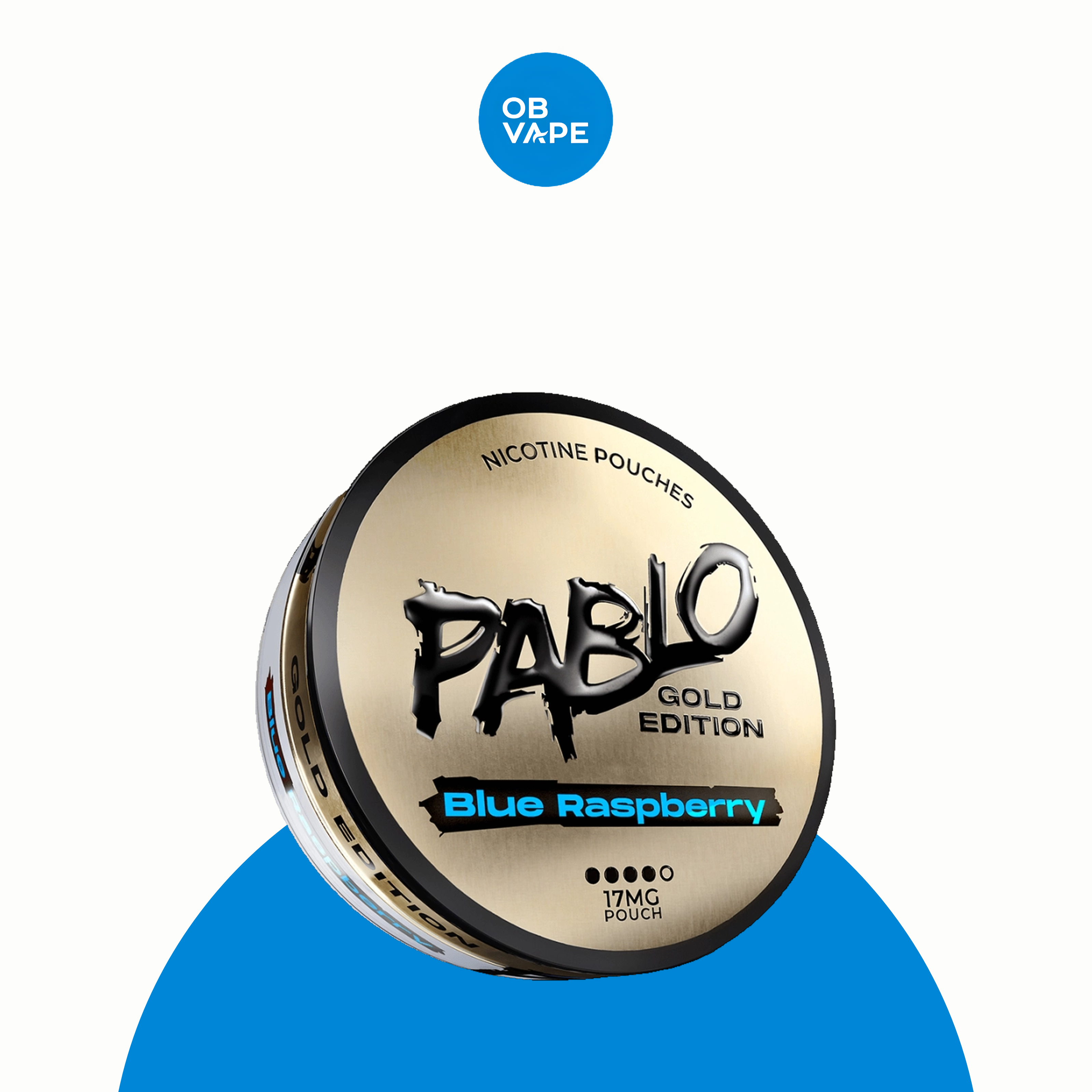 PABLO Gold Nicotine Pouches – Blue Raspberry / 17mg approved genuine product image | OB Vape
