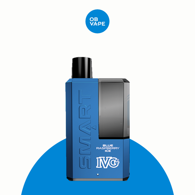 IVG Smart 5500 Puff Disposable Vape – Blue Raspberry Ice official approved product image | OB Vape