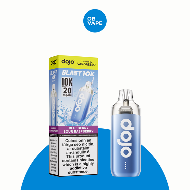 Vaporesso Dojo Blast 10K Prefilled Pod Kit – Blueberry Sour Raspberry – approved OB Vape product image