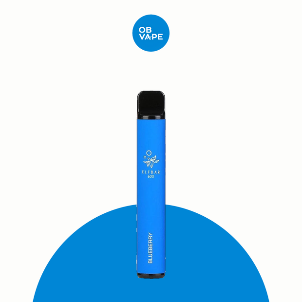 Elfbar 600 Puff Disposable 20MG – Blueberry – approved OB Vape product image