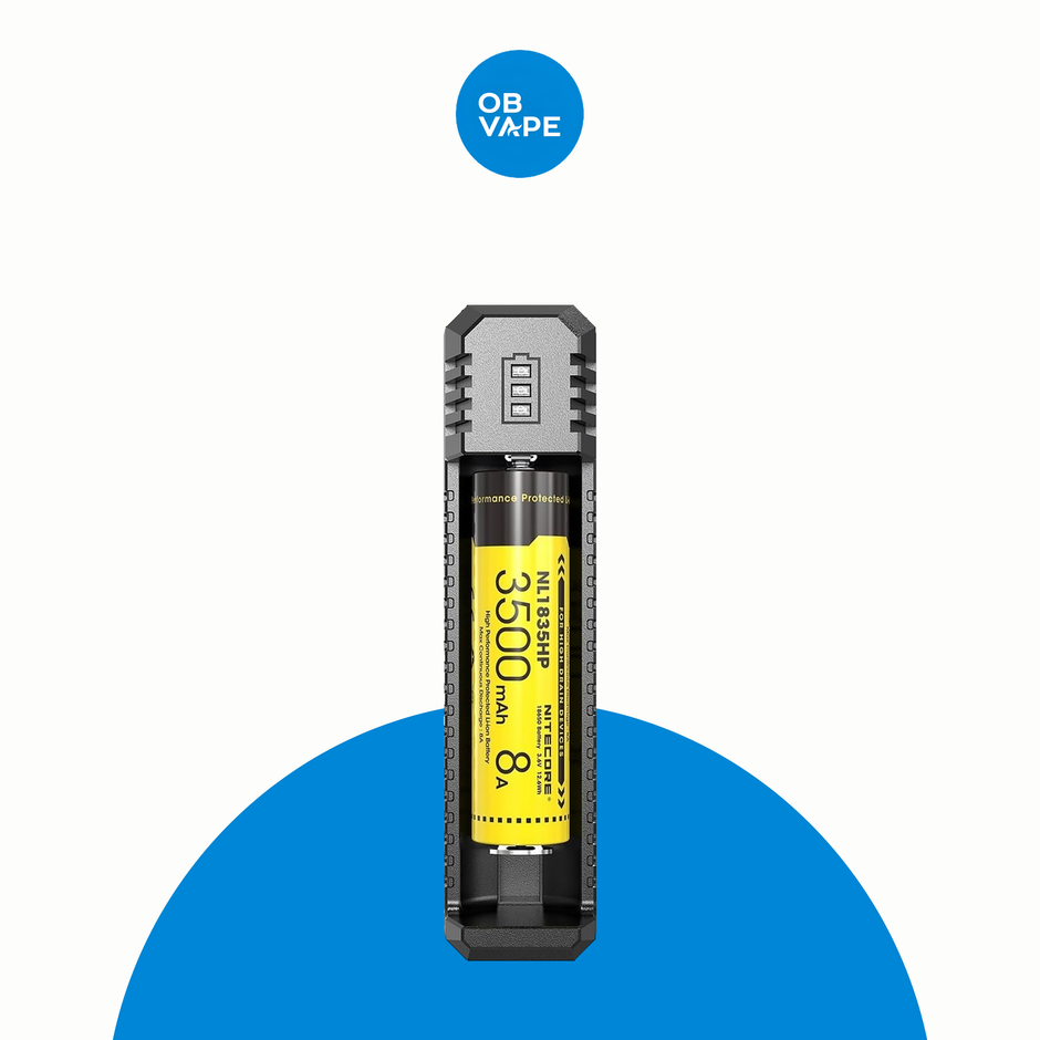 Charger UI1 - Nitecore - 1 Bay Battery Charger – gallery-1 – approved OB Vape product image