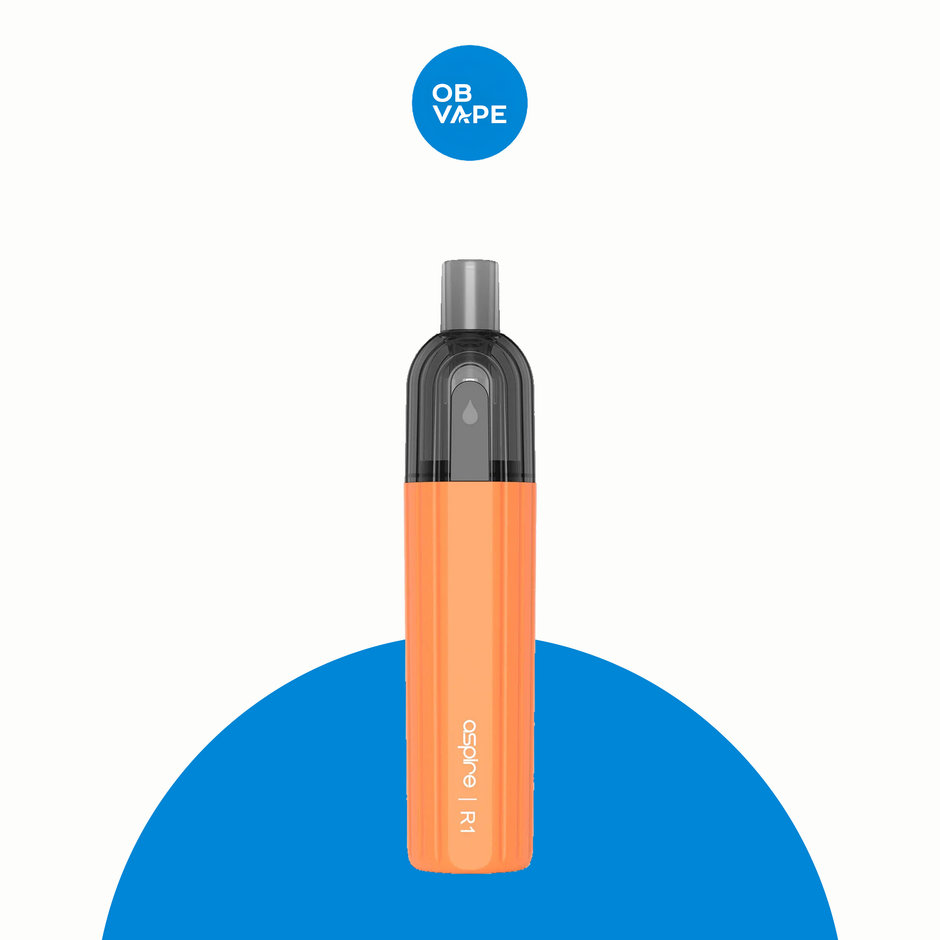 Aspire R1 Refillable Disposable Vape Kit – Orange approved OB Vape final product image 2026-08-21