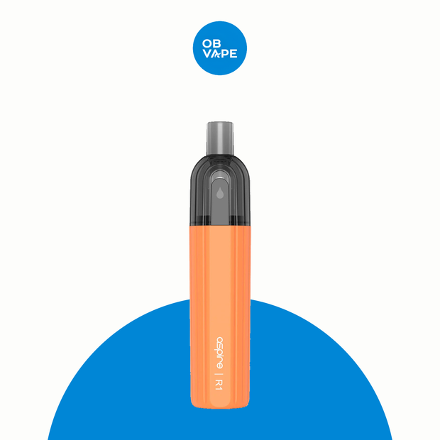 Aspire R1 Refillable Disposable Vape Kit – Orange approved OB Vape final product image 2026-08-21
