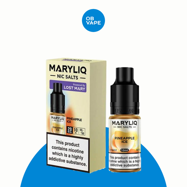 Pineapple Ice - Maryliq Nic Salts – approved OB Vape brand-organised product image