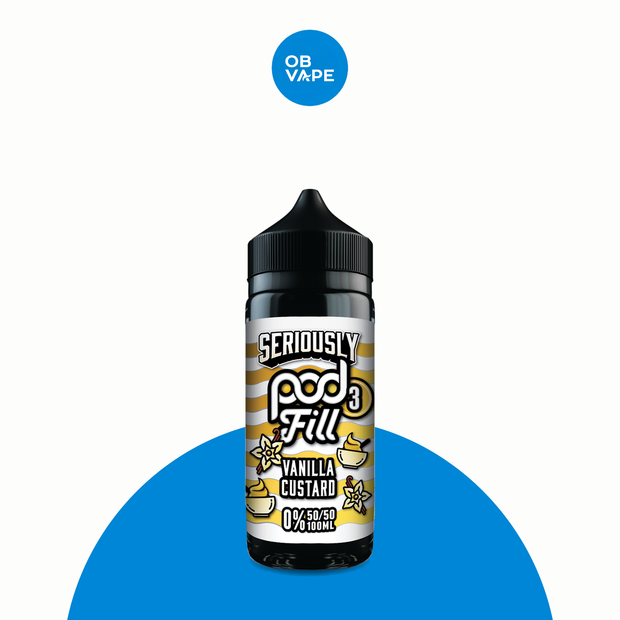 Doozy Vanilla Custard 100ml Shortfill – approved OB Vape brand-organised product image