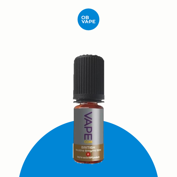British Tobacco - Vape Com E-Liquid – approved OB Vape brand-organised product image