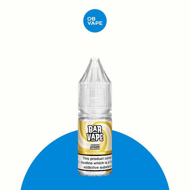 Bar Vape Creamy Tobacco Nic Salt 10ml – approved OB Vape brand-organised product image
