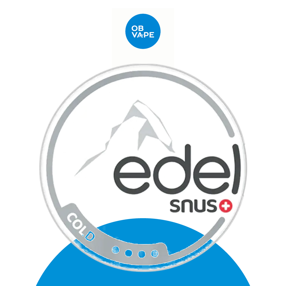 Edel Cold Strong nicotine pouches - 12mg per pouch - OB Vape branded image