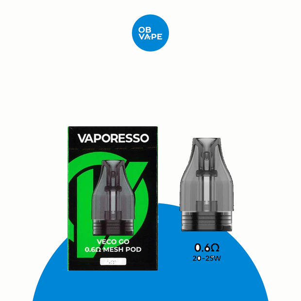 Vaporesso Veco Go Replacement Pod – 0.6 Ohm – approved OB Vape product image