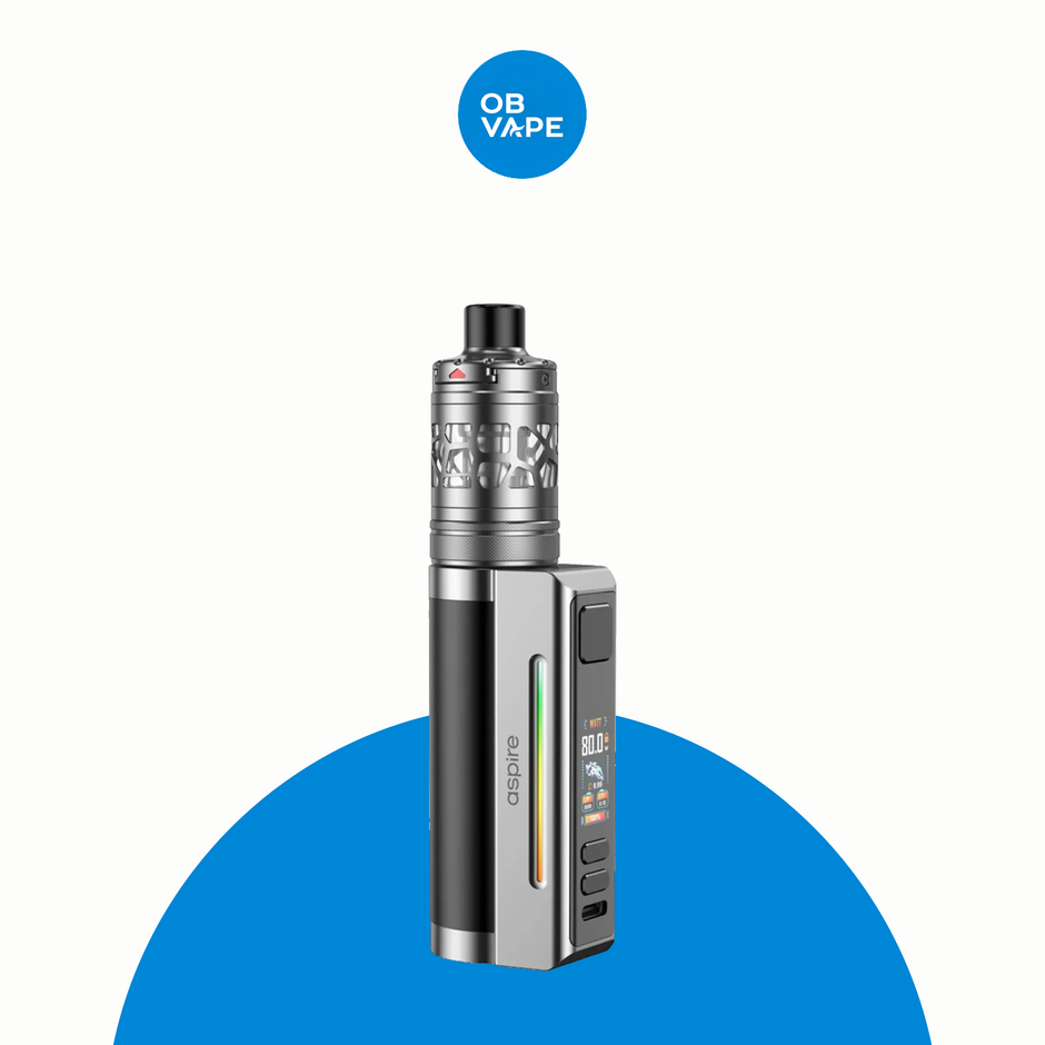 Aspire Zelos M80 Kit – Black & Silver – approved OB Vape product image