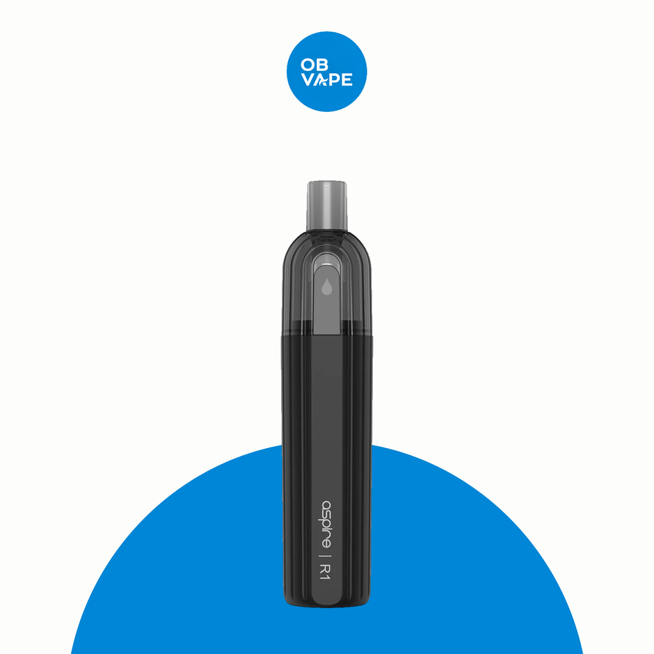Aspire R1 Refillable Disposable Vape Kit – Black approved OB Vape final product image 2026-08-21